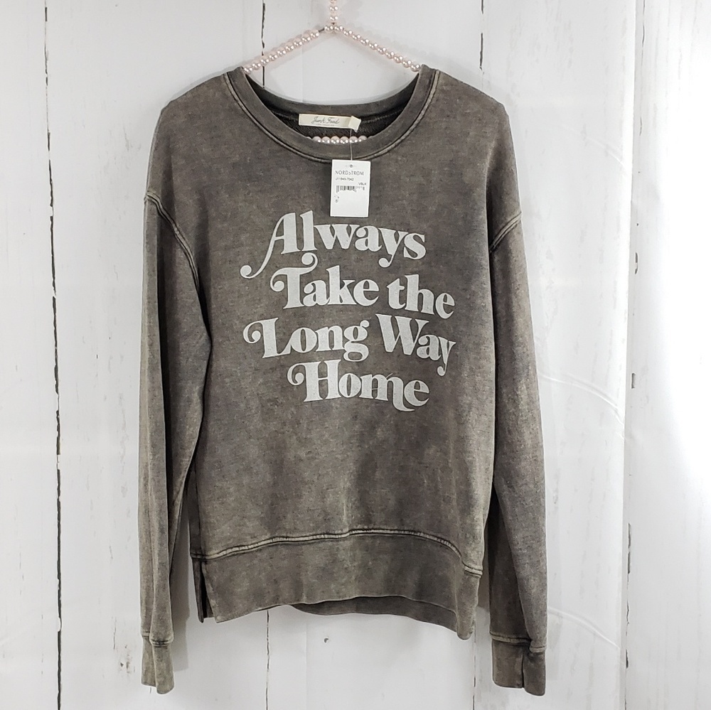 Junk Food Always Take the Long Way Home Sweatshirt - Picture 3 of 5